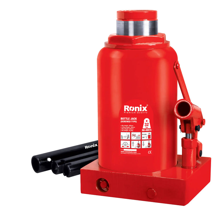 [RH-4907S] Jack a bottiglia tipo filettato 32 tonnellate