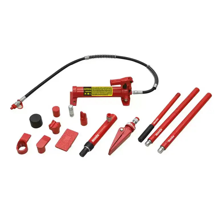 [RH-4944] Kit Cric Idraulico Portatile per Riparazione Carrozzeria 4Ton