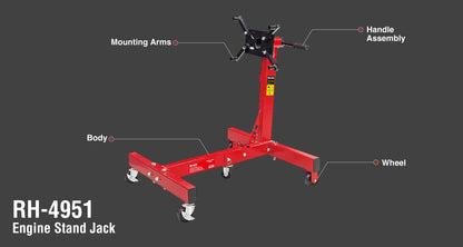 [RH-4951] Supporto motore con cric