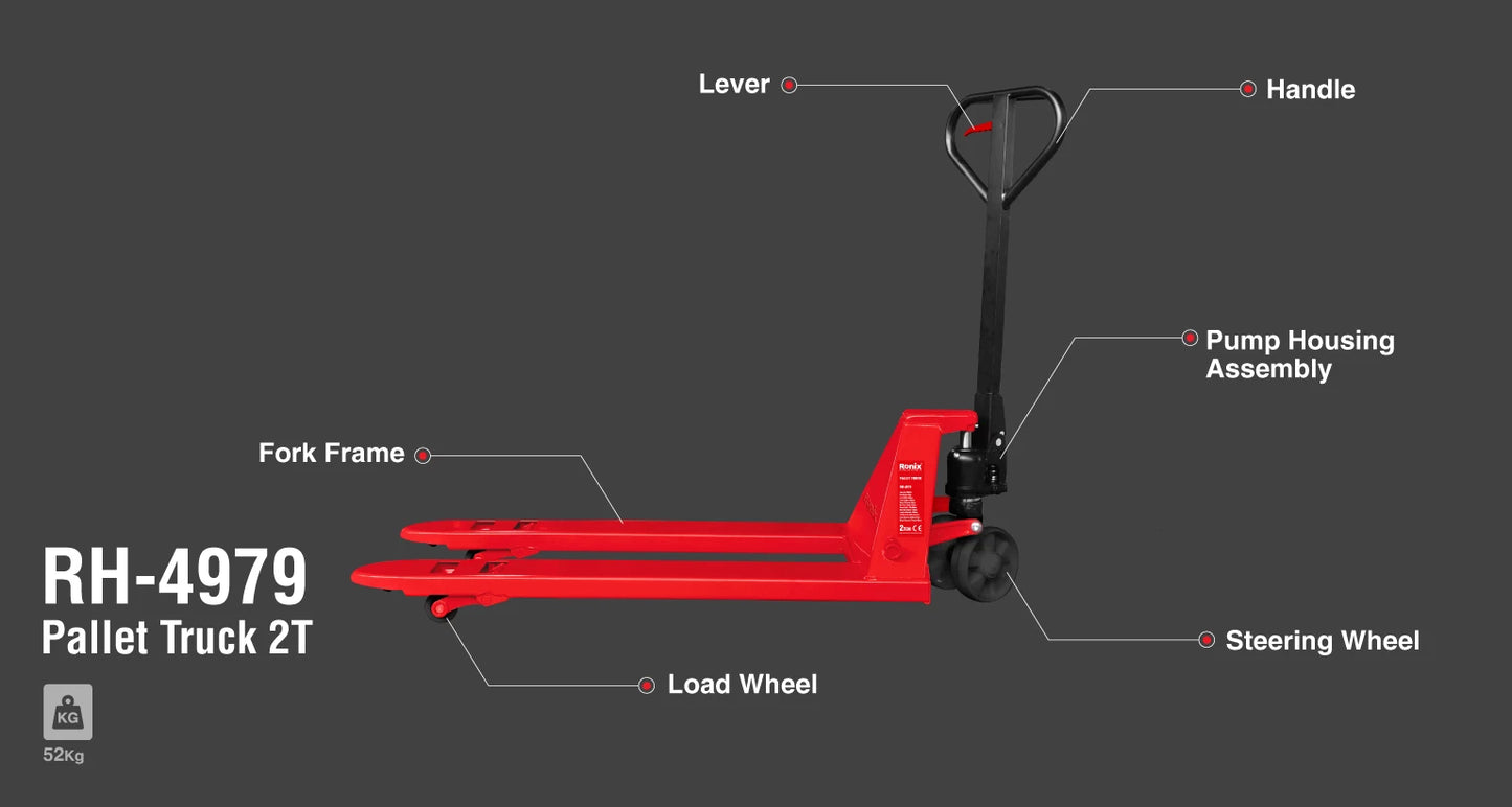 [RH-4979] Carrello Elevatore Pallet 2 Tonnellate