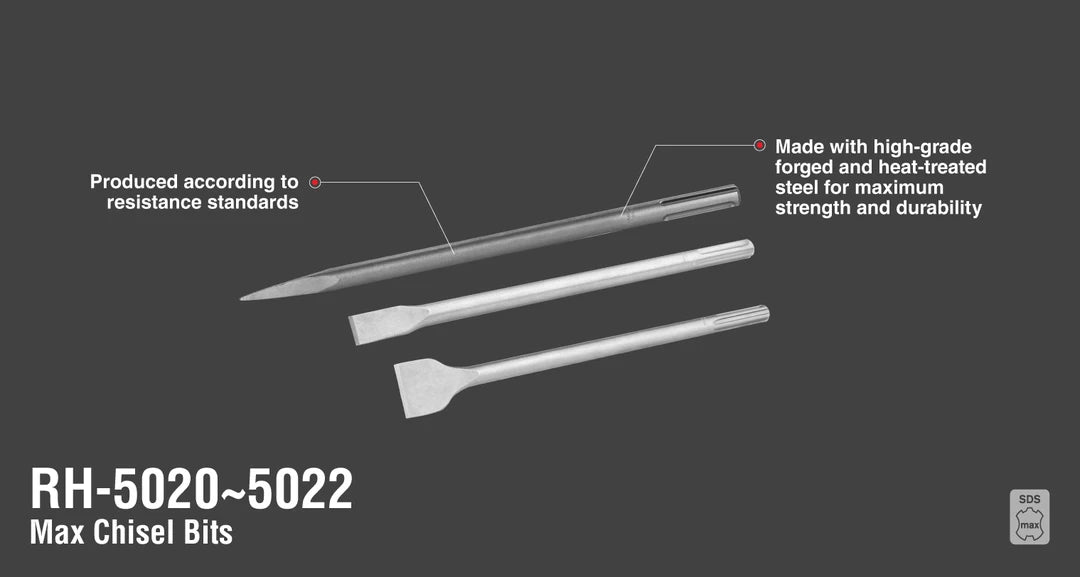 [RH-5021] SDS Max Punta a scalpello 18x400x25 mm
