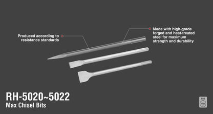 [RH-5021] SDS Max Punta a scalpello 18x400x25 mm