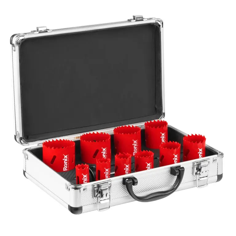 [RH-5200] Set di Seghe a Tazza Bimetalliche HSS (15Pcs)