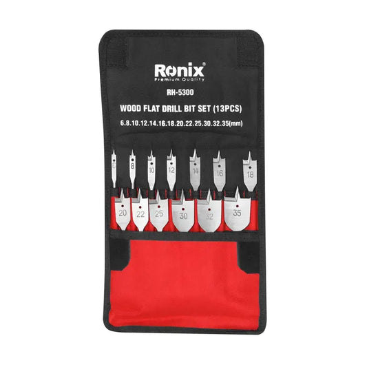 [RH-5300] Set di punte piatte per legno (13 pezzi)