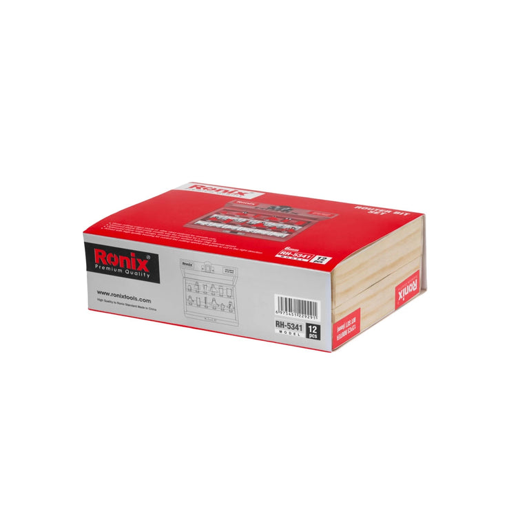 [RH-5341] Set di punte per router (12PCS)