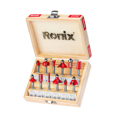 [RH-5341] Set di punte per router (12PCS)