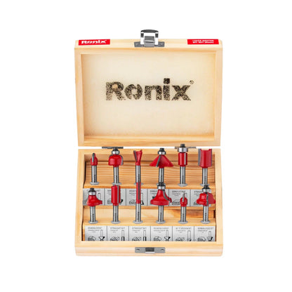 [RH-5341] Set di punte per router (12PCS)