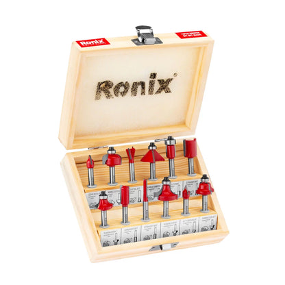 [RH-5341] Set di punte per router (12PCS)