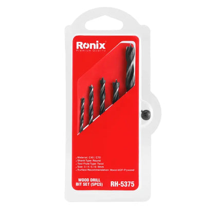 [RH-5375] Set di Punte per Trapano in Legno 5pz C45/C70