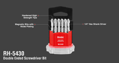 [RH-5430] Bit per cacciavite a doppia estremità-PH2-PH2*65mm