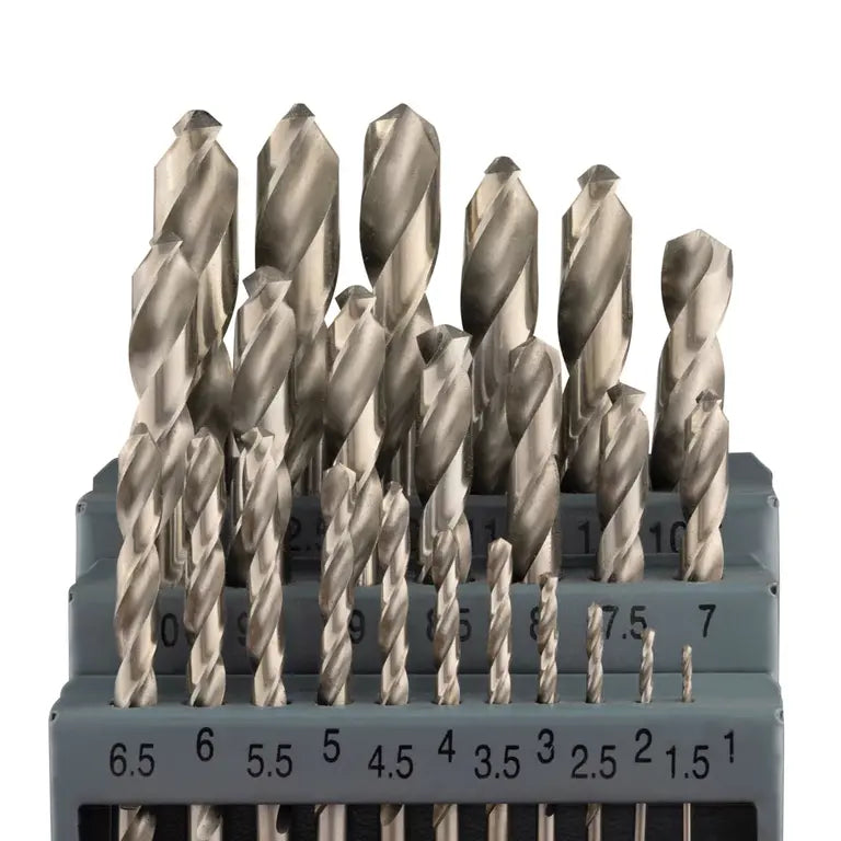 [RH-5582] Scatola di Punte da Trapano in Metallo 25pcs HSS