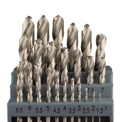 [RH-5582] Scatola di Punte da Trapano in Metallo 25pcs HSS