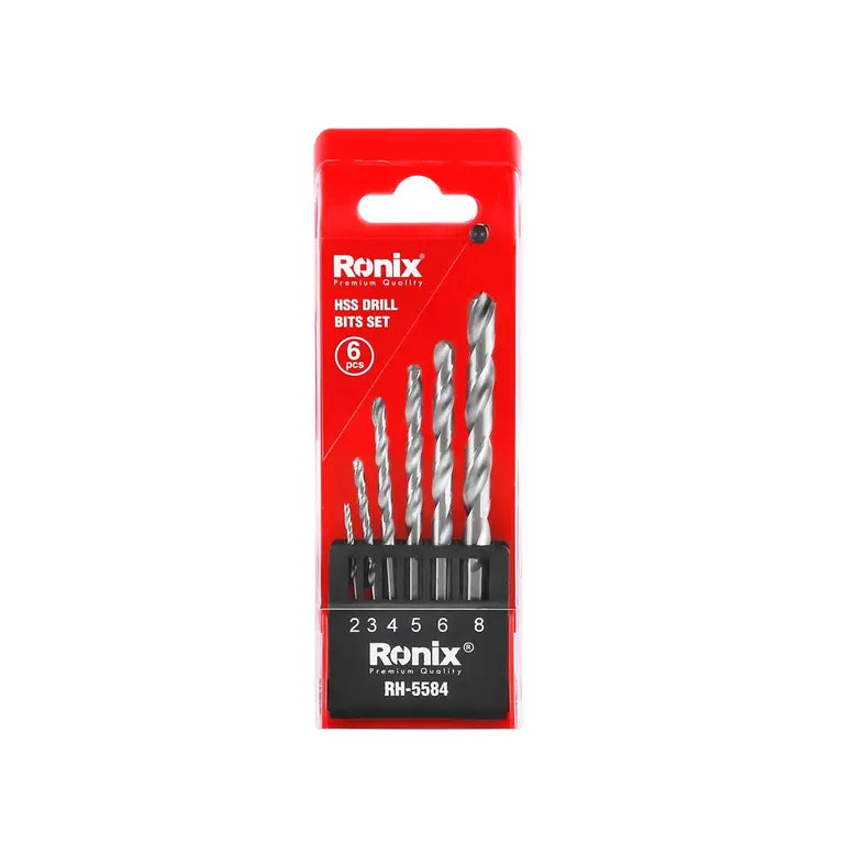 [RH-5584] Set di Punte da Trapano in Metallo 6pcs HSS(M2)