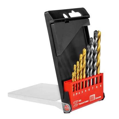 [RH-5585] Set di punte da trapano Hss e cemento (9pz)