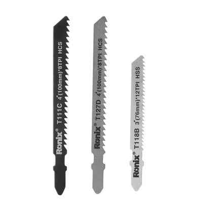 [RH-5608] Set di lame per seghetto alternativo (5 pz) T-SHANK MISTO