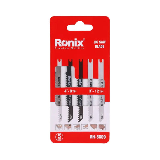 [RH-5609] Set di lame per seghetto alternativo (5pz) U-SHANK MIXED