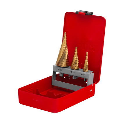 [RH-5903] Set di Punte a Gradini Spiralate 3pcs
