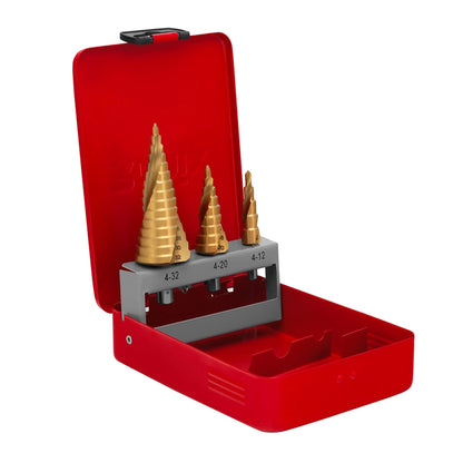 [RH-5903] Set di Punte a Gradini Spiralate 3pcs