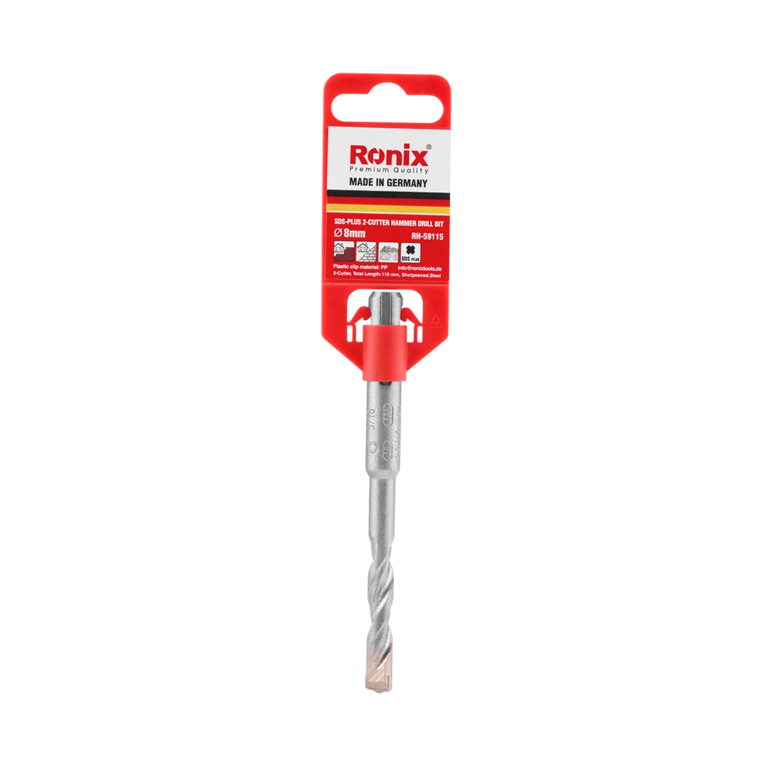 [RH-59115] Punta da Trapano a Percussione SDS-Plus 2-Cutter 8*110mm-German