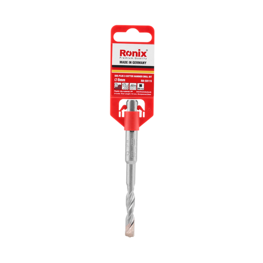 [RH-59115] Punta da Trapano a Percussione SDS-Plus 2-Cutter 8*110mm-German