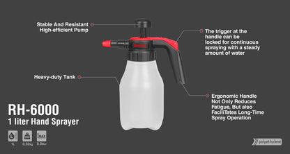 [RH-6000] Spruzzatore a pressione portatile 1L