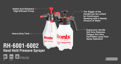 [RH-6001] Spruzzatore a pressione portatile 2L