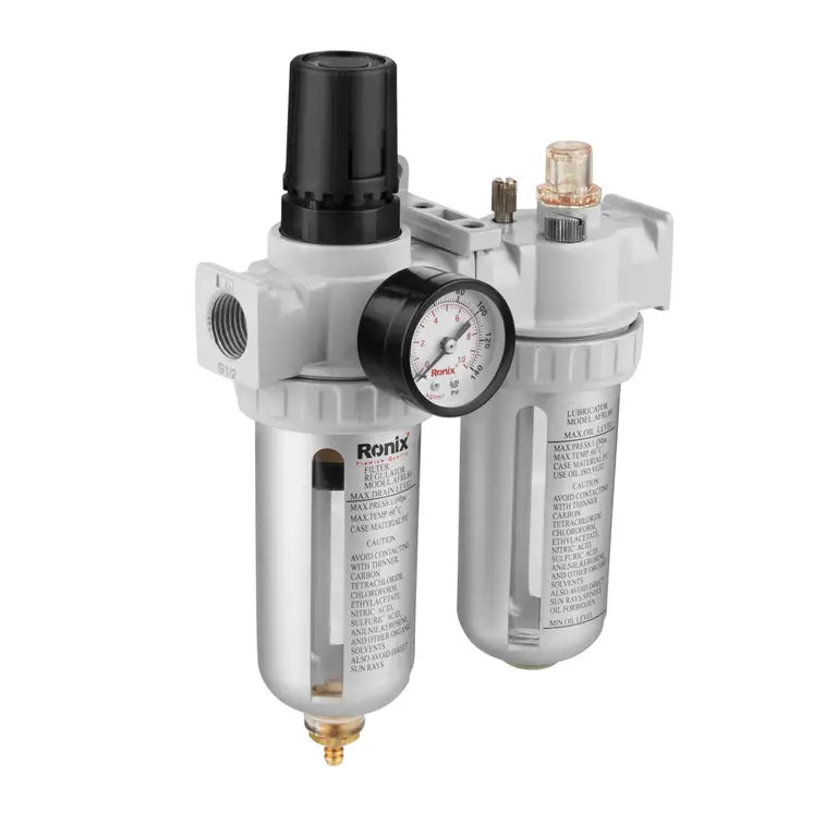 [RH-6902] Regolatore di Pressione con Doppio Filtro d'Aria 145 Psi