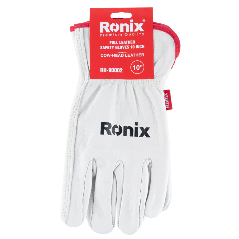 [RH-90002] Guanti di Sicurezza in Pelle Completa 10 Pollici