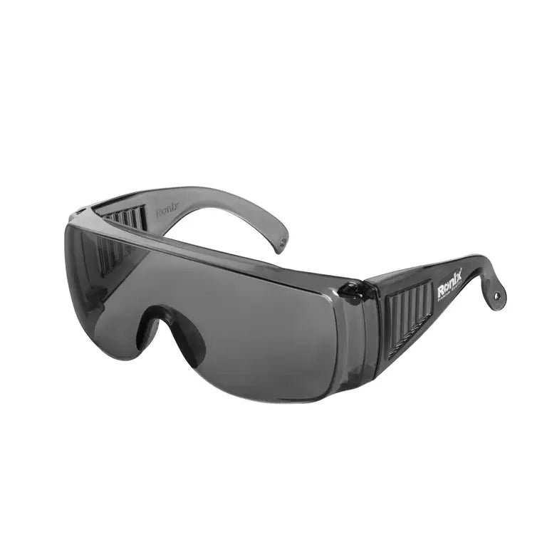 [RH-9023] occhiali di sicurezza con protezioni laterali scure