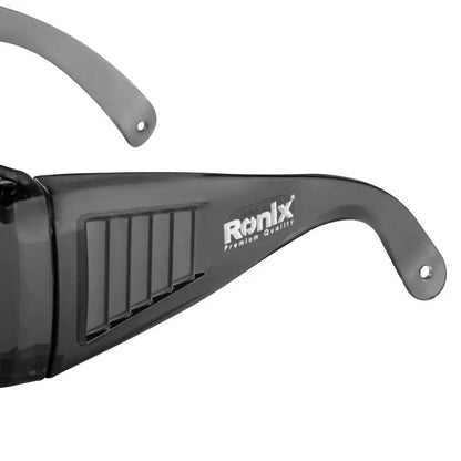[RH-9023] occhiali di sicurezza con protezioni laterali scure