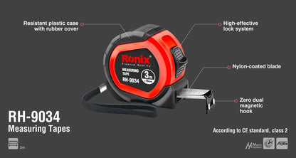 [RH-9034] Flessometro 3M con Gancio Magnetico Doppio