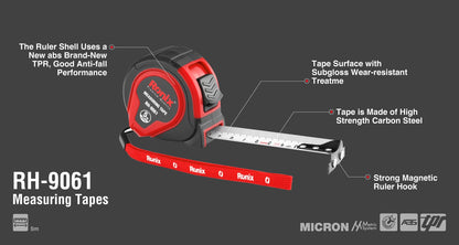 [RH-9061] Flessometro 5m-Modello Micron