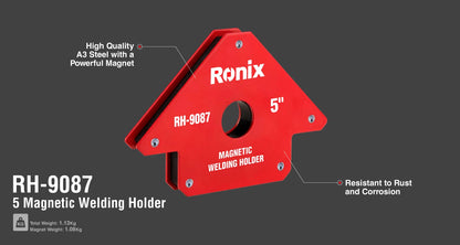 [RH-9087] Supporto Magnetico per Saldatura 5 inch