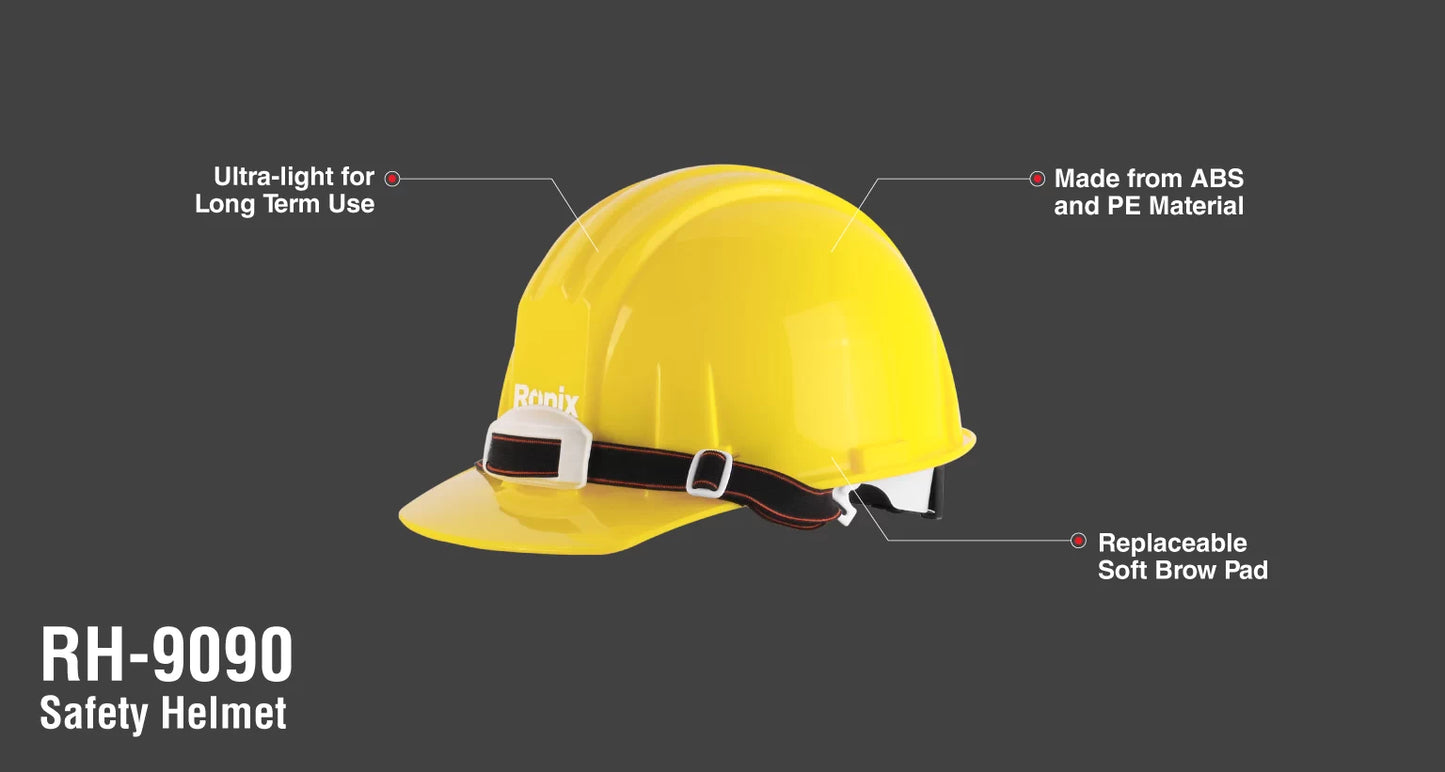 [RH-9090] Casco di Sicurezza-Giallo-PE