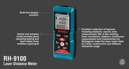 [RH-9100] Misuratore di distanza laser con Bluetooth 100M