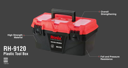 [RH-9120] Cassetta degli attrezzi in plastica da 13 pollici