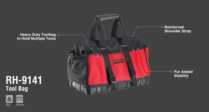 [RH-9141] Borsa per utensili con 14 scomparti da 16 pollici