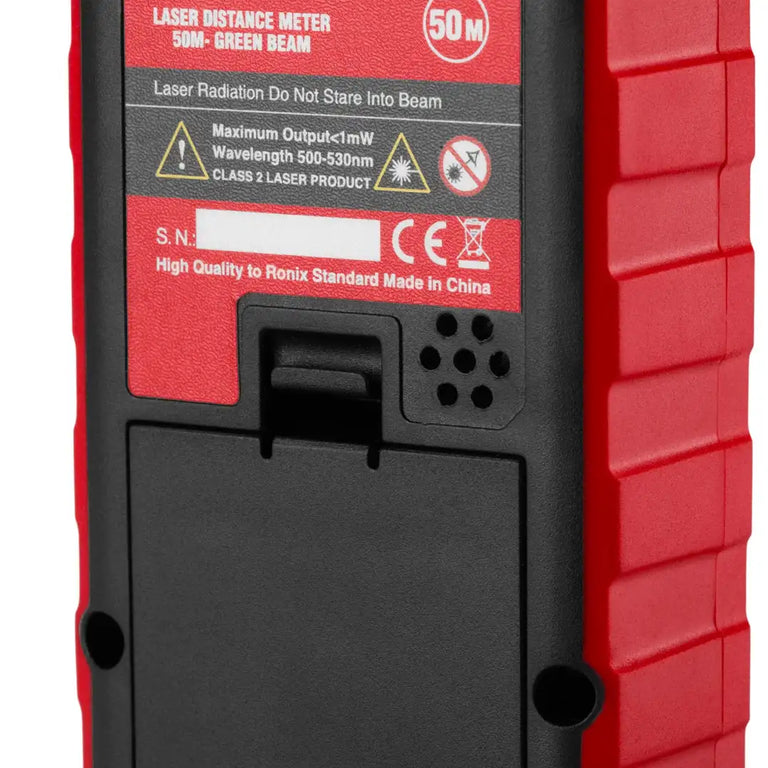 [RH-9351G] Misuratore di Distanza Laser – 50m (Fascio Verde)