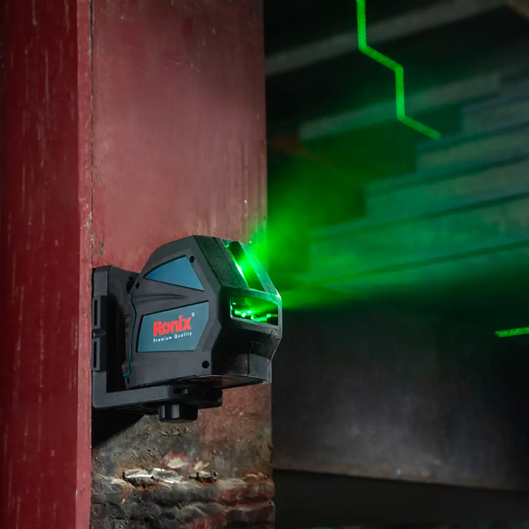 [RH-9500G] Livello Laser a Linea Incrociata 50M-Raggio Verde