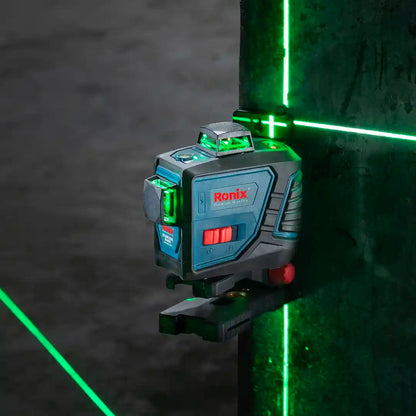 [RH-9537G] Livello Laser 3D 132*85*127mm³- Fascio Verde