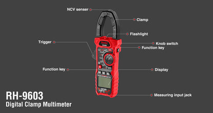 [RH-9603] Multimetro Digitale a Pinza