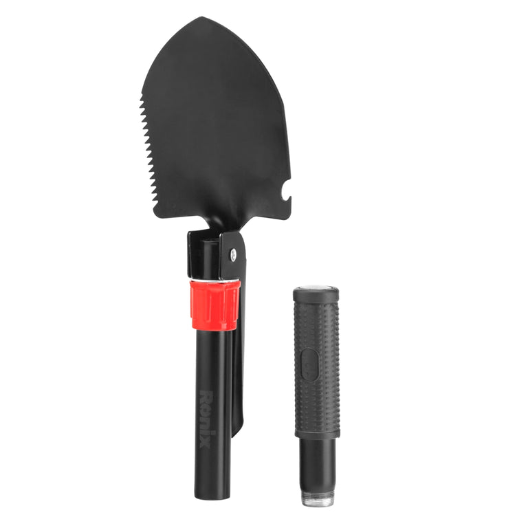 [RH-9906] Pala Pieghevole con Piccone e Bussola 42*10cm