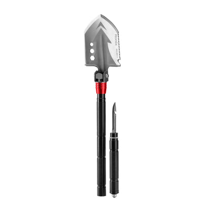 [RH-9911] Pala Multifunzionale con Coltello Accendifuoco e Martello 76*13cm