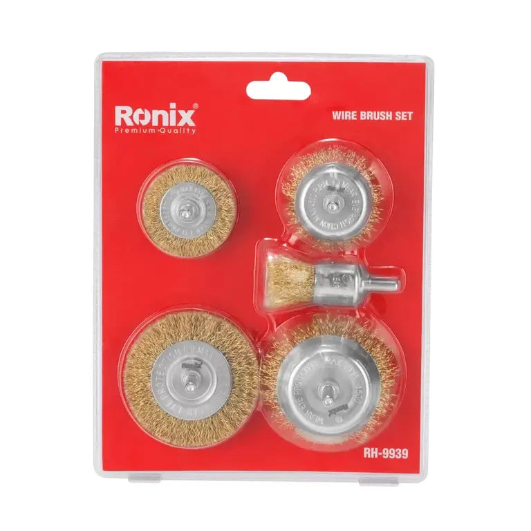 [RH-9939] Set di Spazzole Metalliche (5pz)