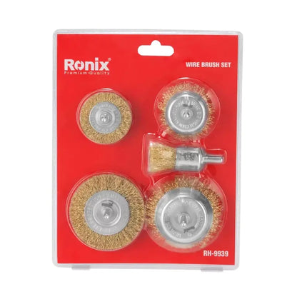 [RH-9939] Set di Spazzole Metalliche (5pz)