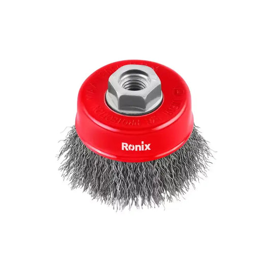 [RH-9940] Spazzola a Coppa in Filo Crimpato 75mm