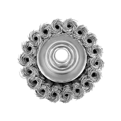 [RH-9942] Spazzola a Coppa con Nodo Attorcigliato 75mm