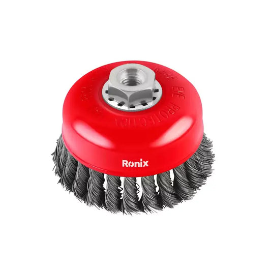 [RH-9943] Spazzola a Coppa con Nodo Ritorto 100mm