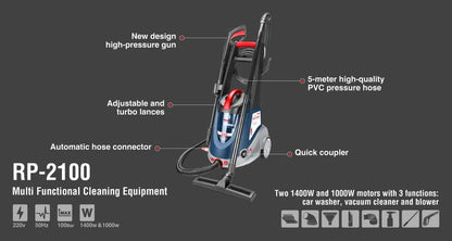 [RP-2100] Idropulitrice Multifunzionale, 1400W