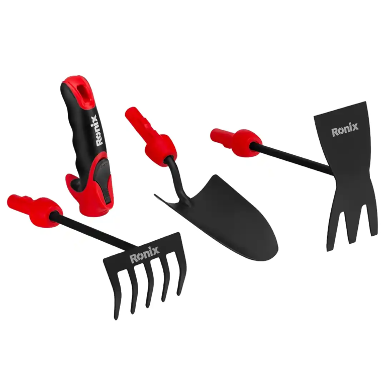 [RS-0009] Kit di Attrezzi da Giardino Smontabile 5pz